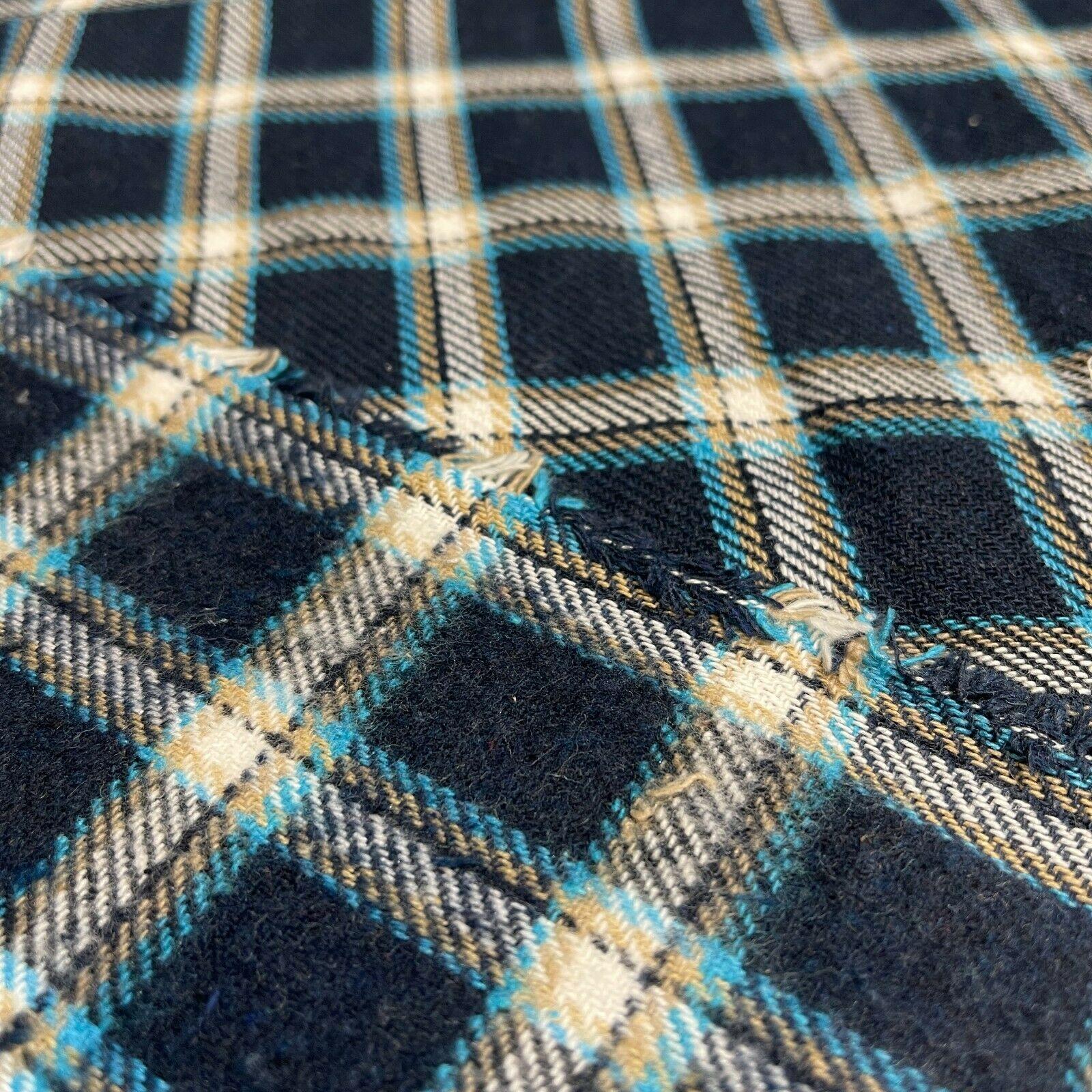 Soft Brushed Tartan Check Plaid Winceyette printed Fabric MA1580