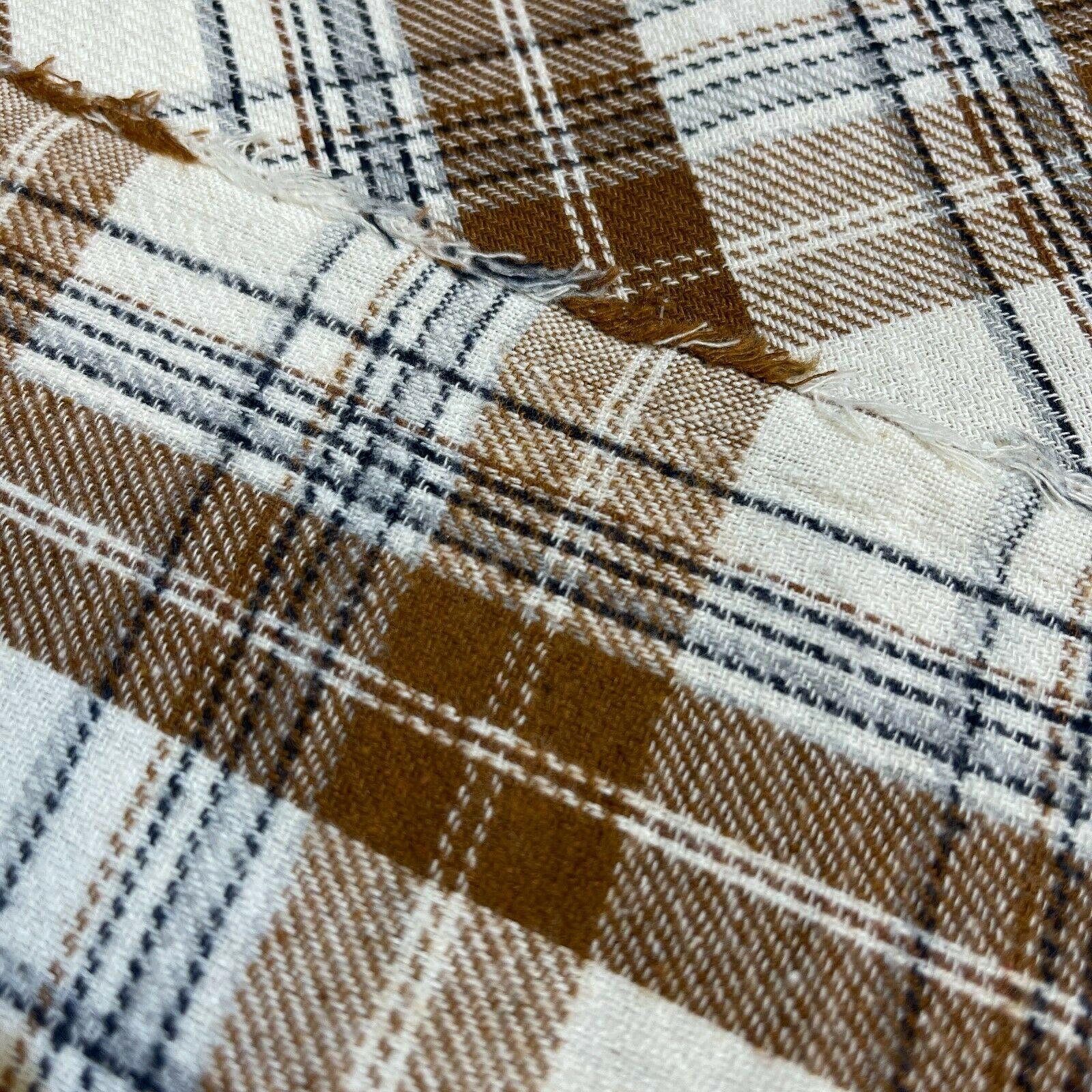 Soft Brushed Tartan Check Plaid Winceyette printed Fabric MA1580