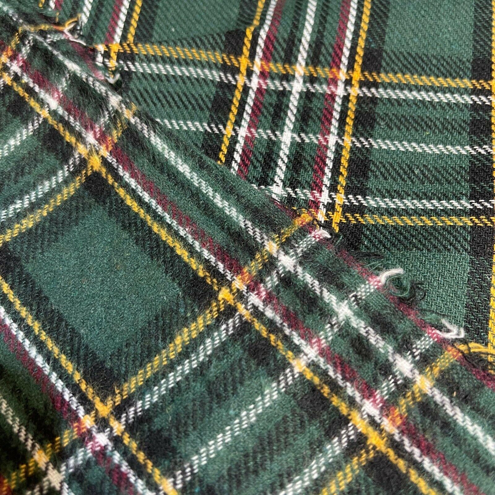 Soft Brushed Tartan Check Plaid Winceyette printed Fabric MA1580