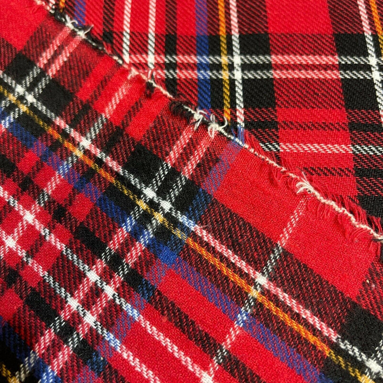 Soft Brushed Tartan Check Plaid Winceyette printed Fabric MA1580