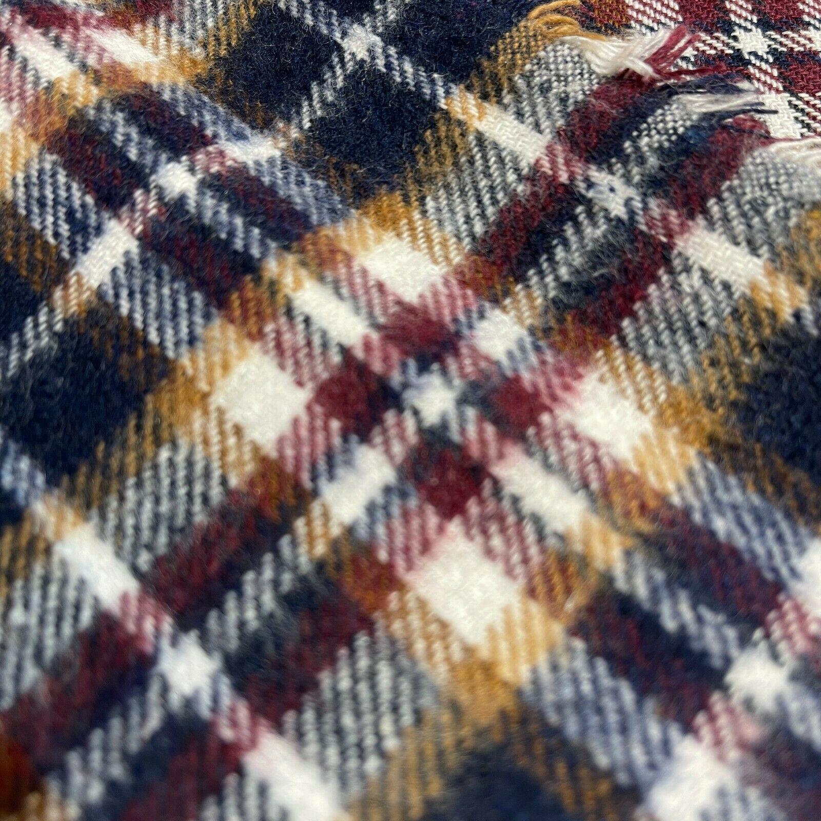 Soft Brushed Tartan Check Plaid Winceyette printed Fabric MA1580