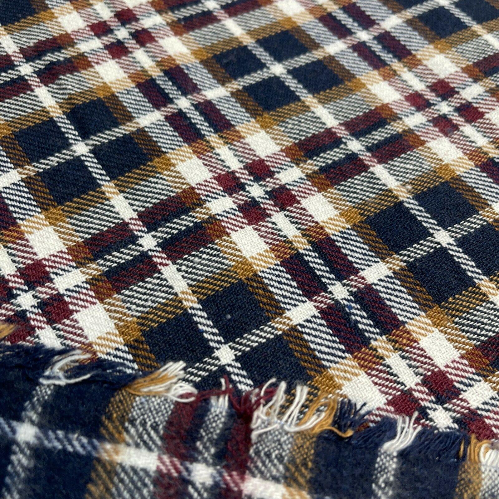 Soft Brushed Tartan Check Plaid Winceyette printed Fabric MA1580