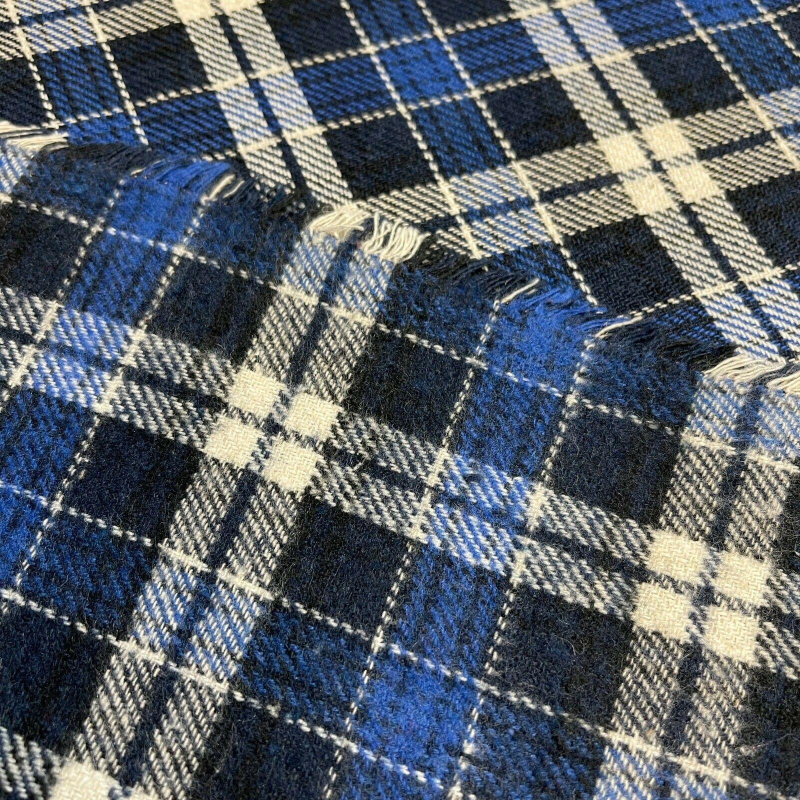 Soft Brushed Tartan Check Plaid Winceyette printed Fabric MA1580