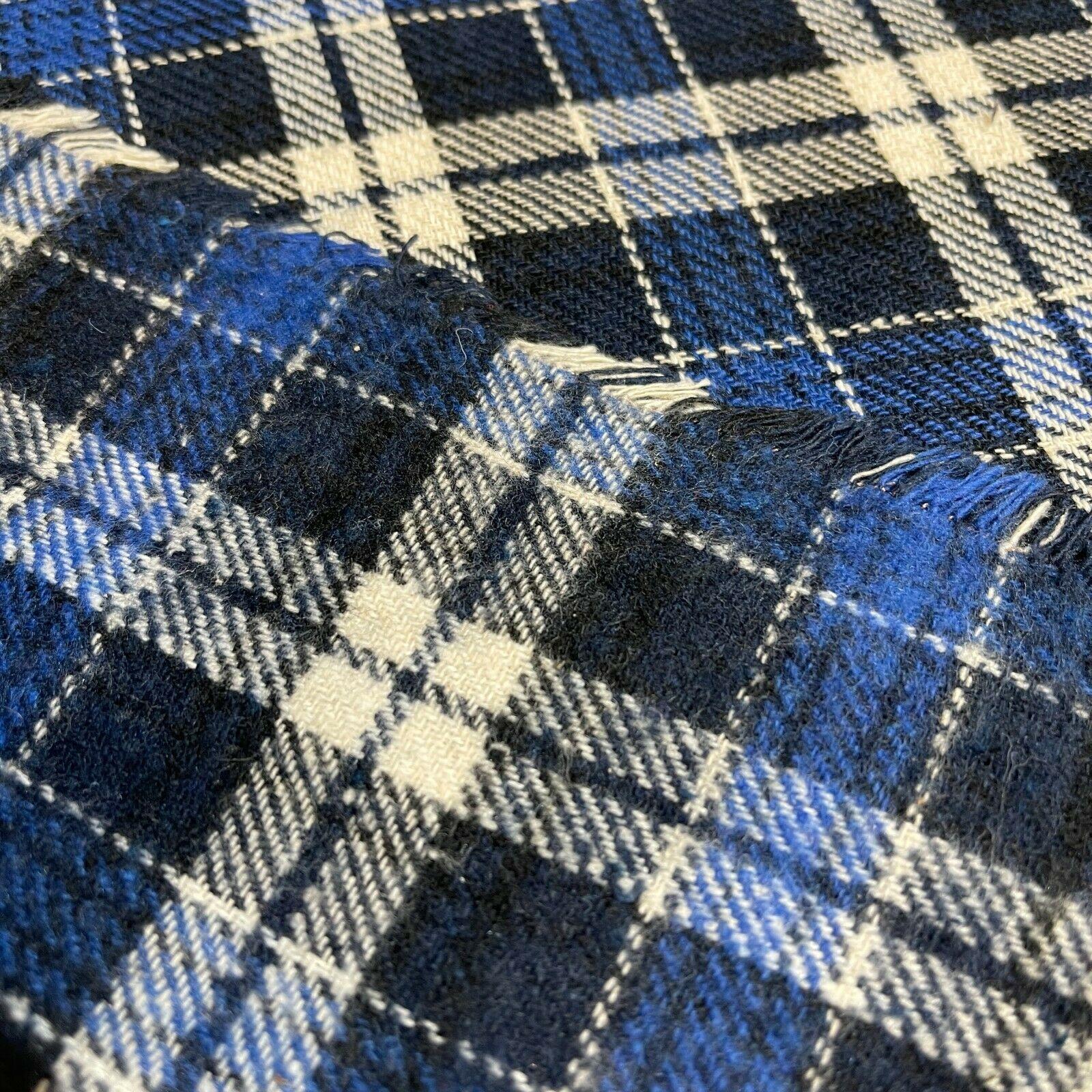 Soft Brushed Tartan Check Plaid Winceyette printed Fabric MA1580
