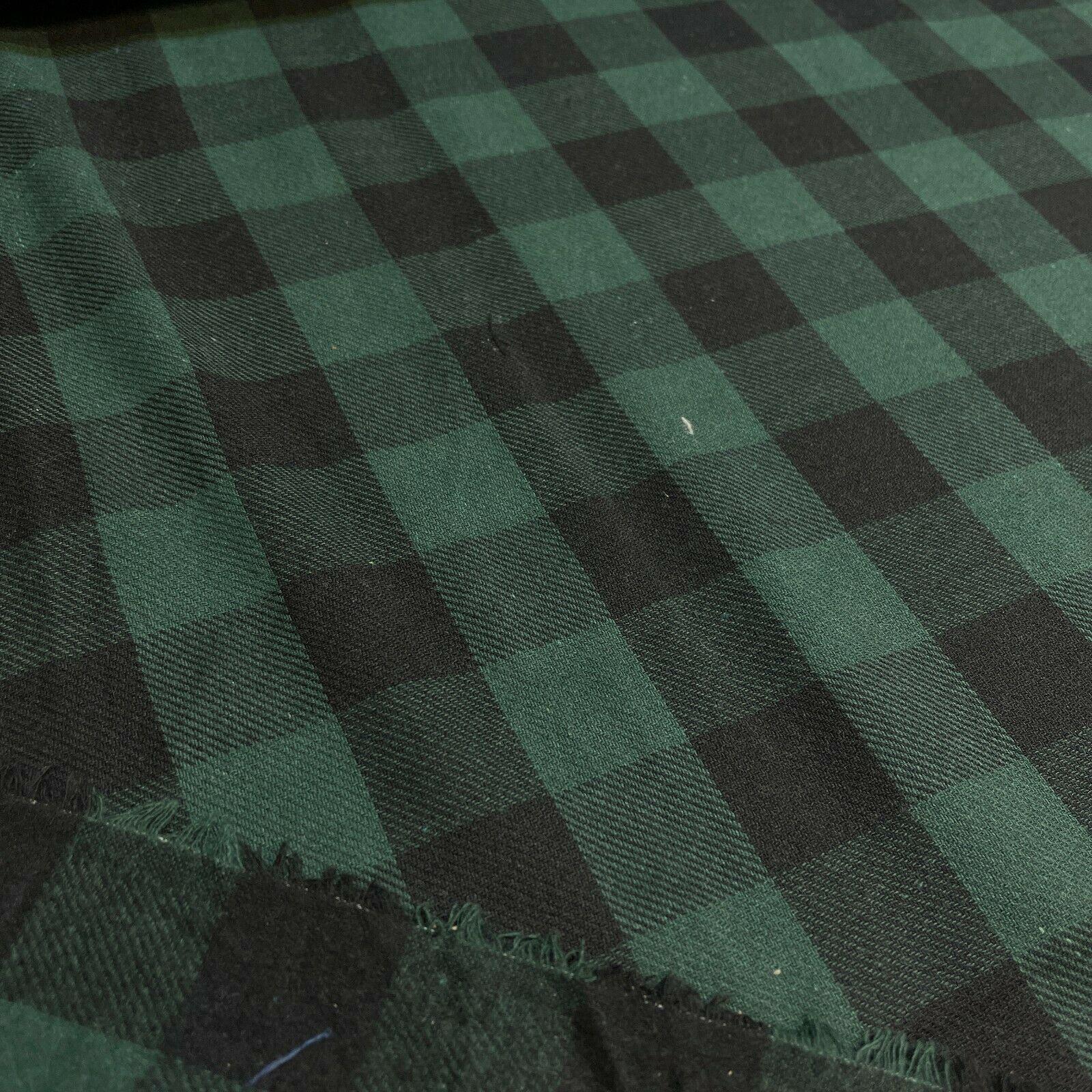 Soft Brushed Tartan Check Plaid Winceyette printed Fabric MA1580