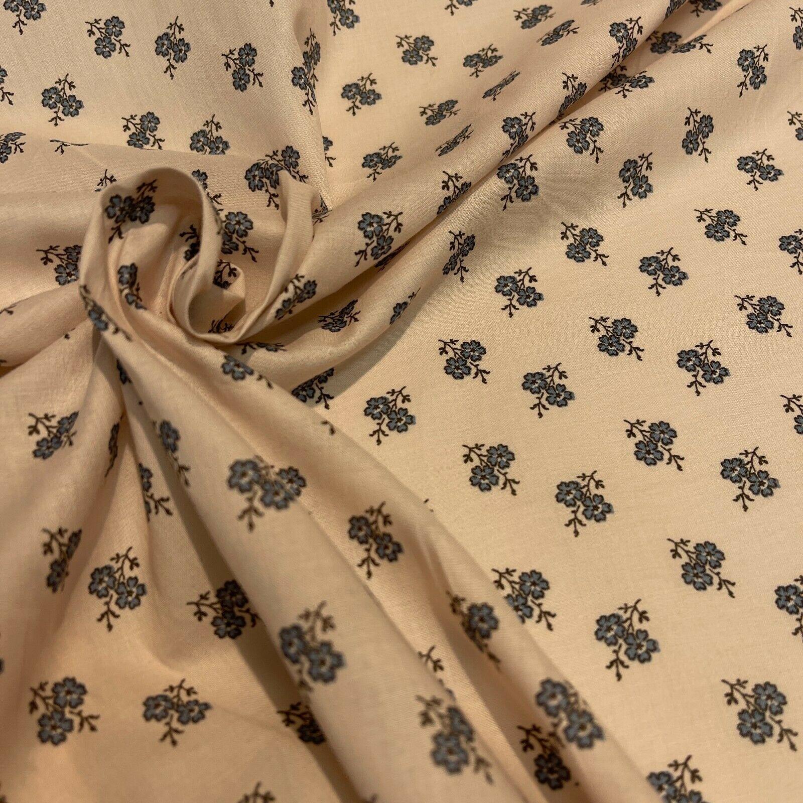 Korean Printed 100% Cotton Lawn Floral Abstract Dress Fabric M1576 Mtex