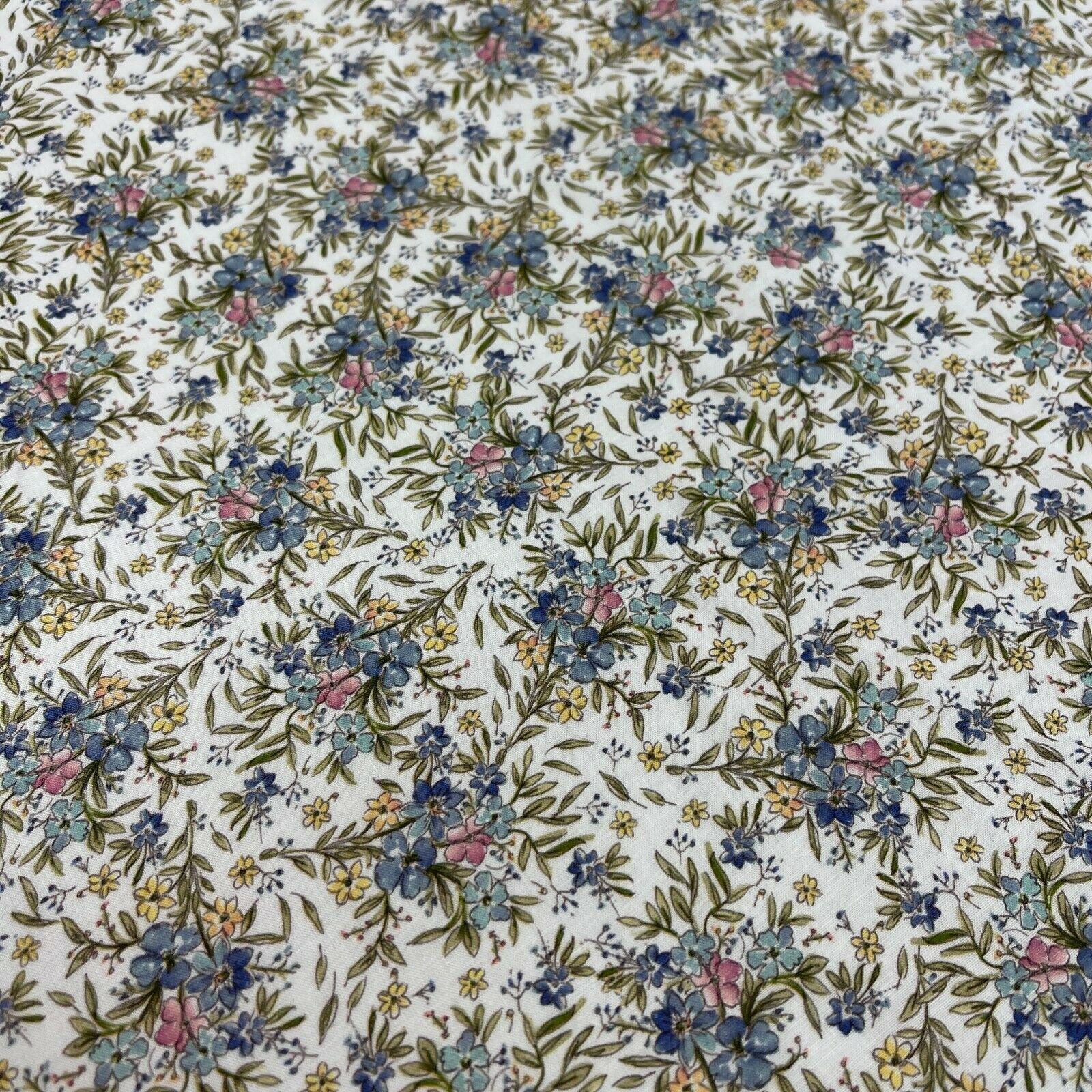 Korean Printed 100% Cotton Lawn Floral Abstract Dress Fabric M1576 Mtex