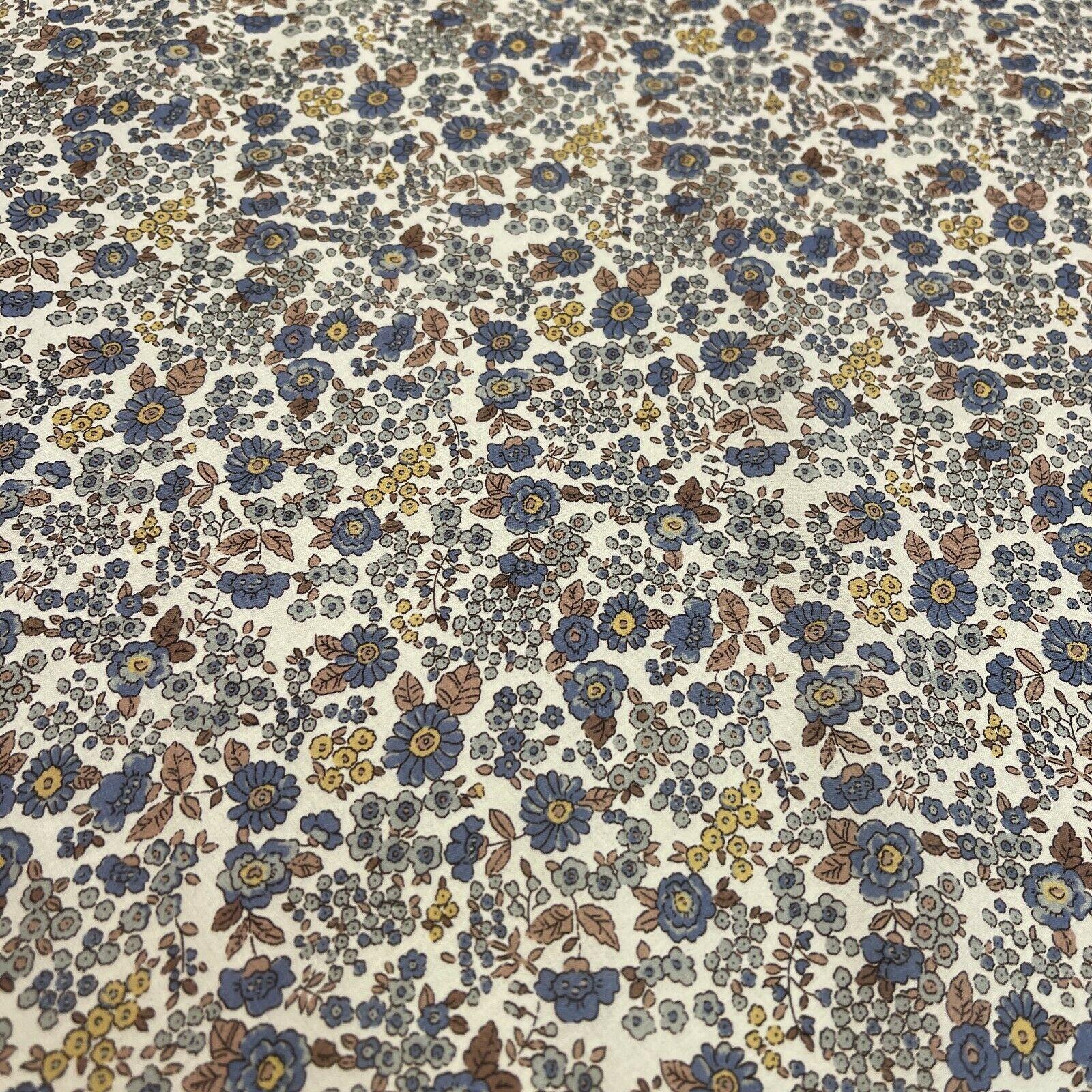 Korean Printed 100% Cotton Lawn Floral Abstract Dress Fabric M1576 Mtex