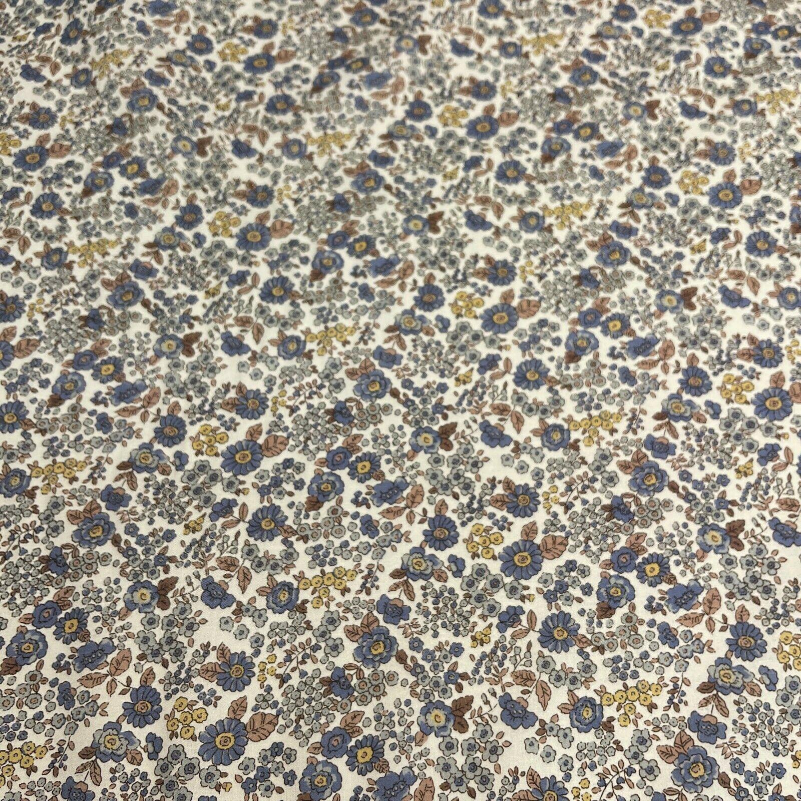 Korean Printed 100% Cotton Lawn Floral Abstract Dress Fabric M1576 Mtex