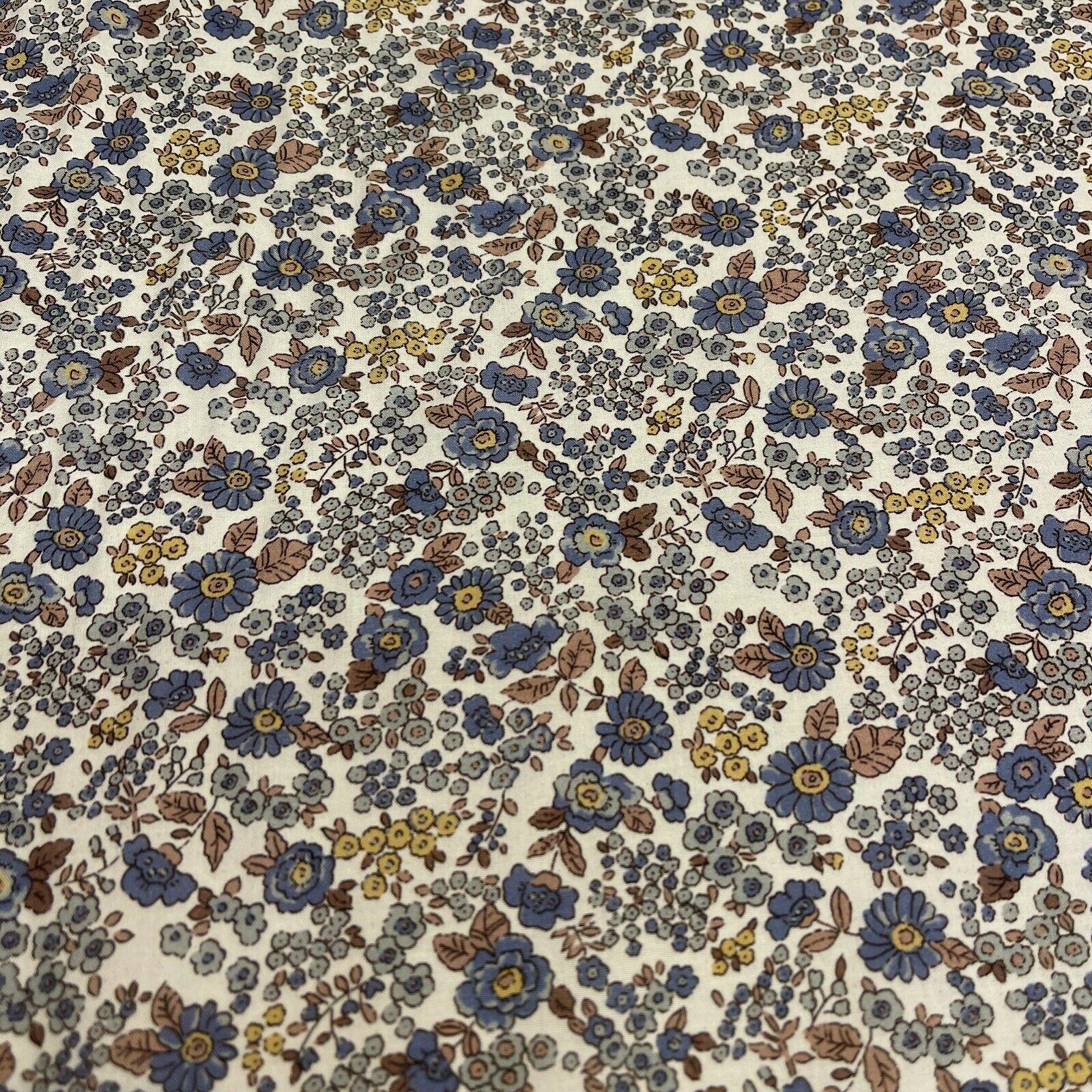 Korean Printed 100% Cotton Lawn Floral Abstract Dress Fabric M1576 Mtex