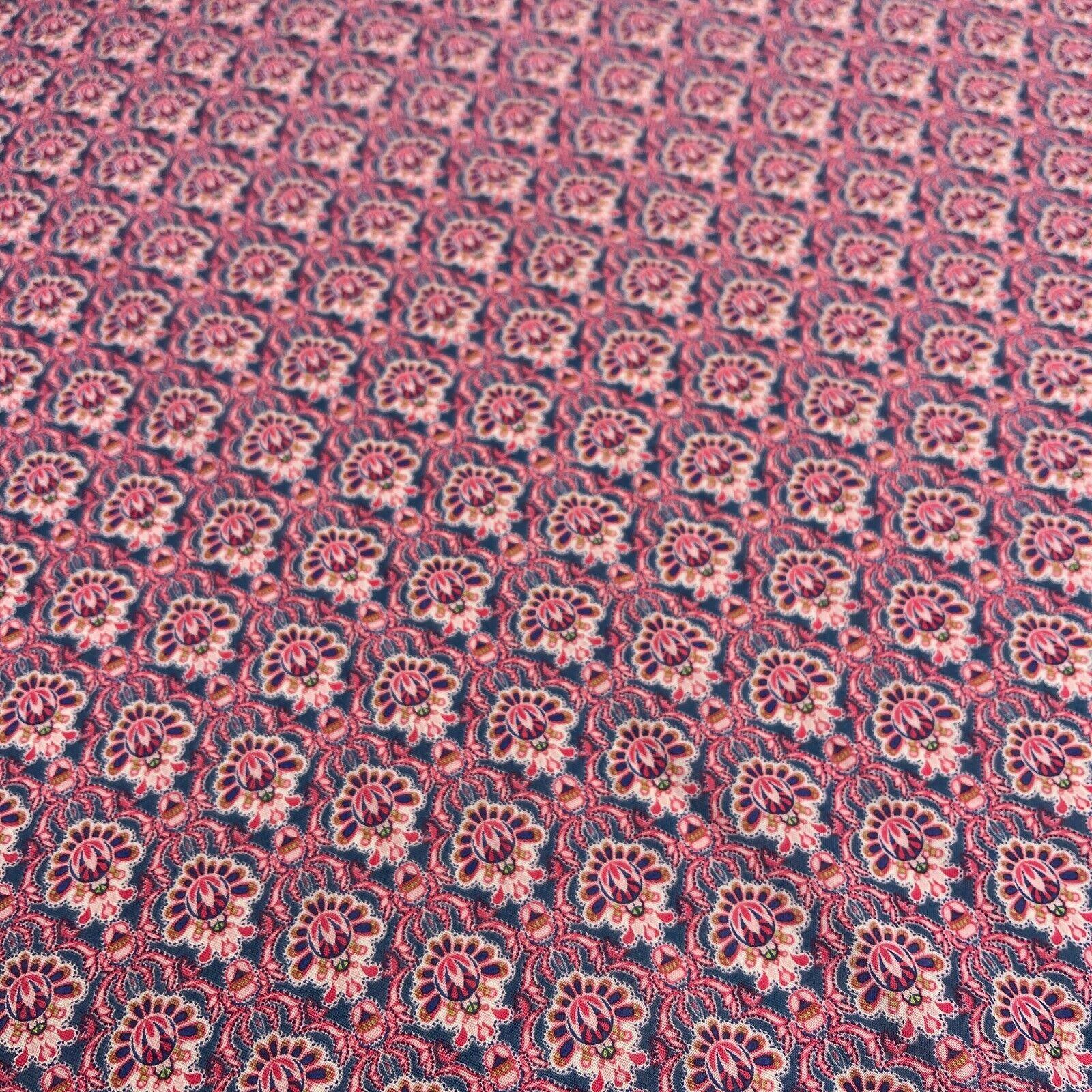 Korean Printed 100% Cotton Lawn Floral Abstract Dress Fabric M1576 Mtex