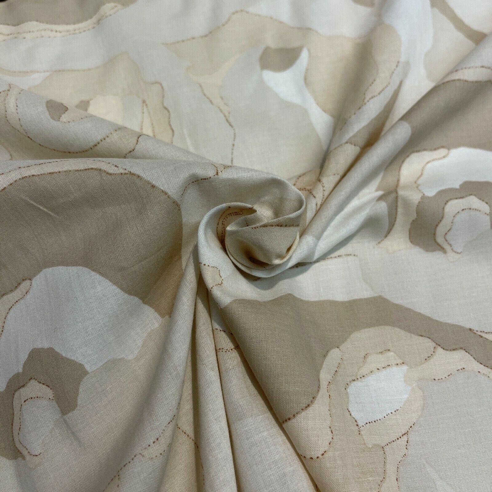 Korean Printed 100% Cotton Lawn Floral Abstract Dress Fabric M1576 Mtex