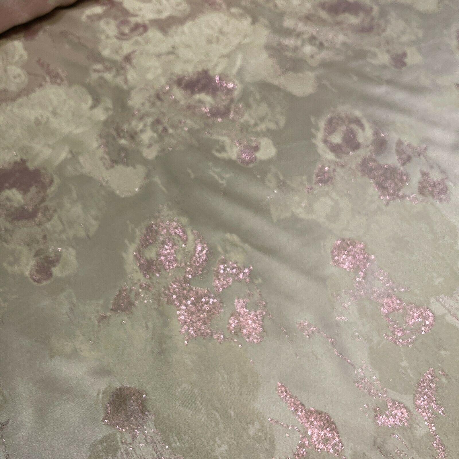 Floral Bridal Metallic Brocade wedding fabric M1583 Mtex