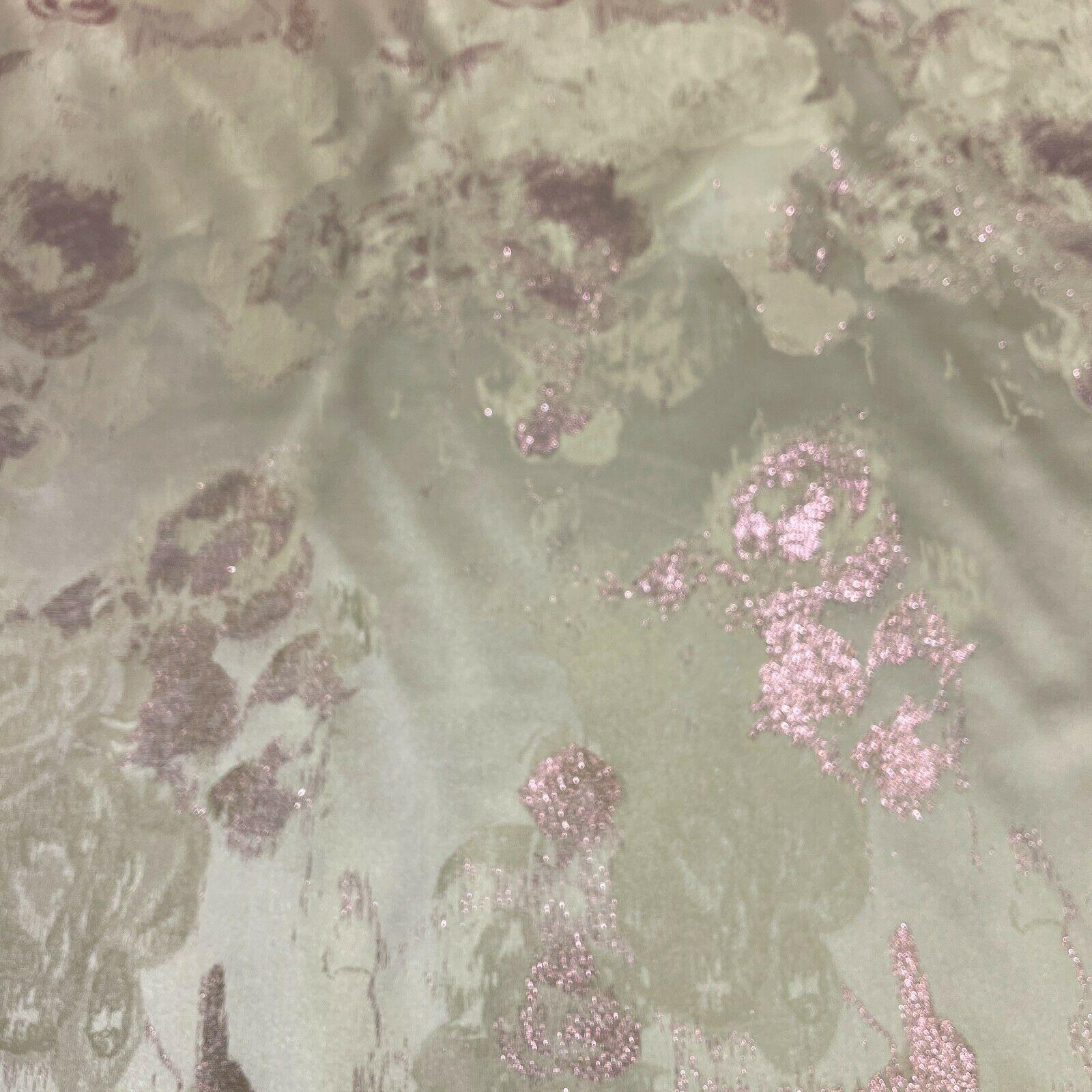 Floral Bridal Metallic Brocade wedding fabric M1583 Mtex