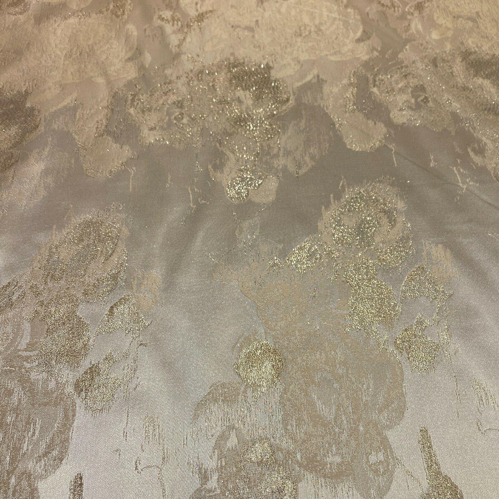Floral Bridal Metallic Brocade wedding fabric M1583 Mtex