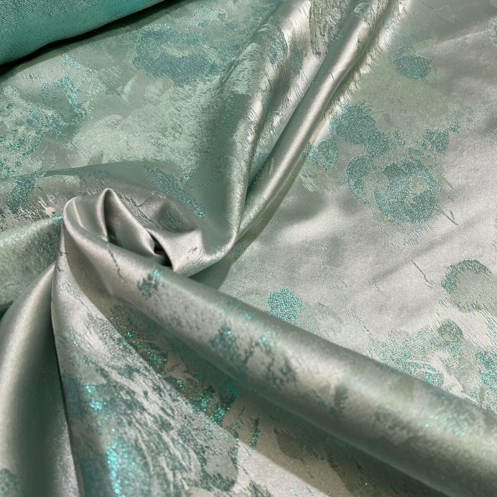 Floral Bridal Metallic Brocade wedding fabric M1583 Mtex