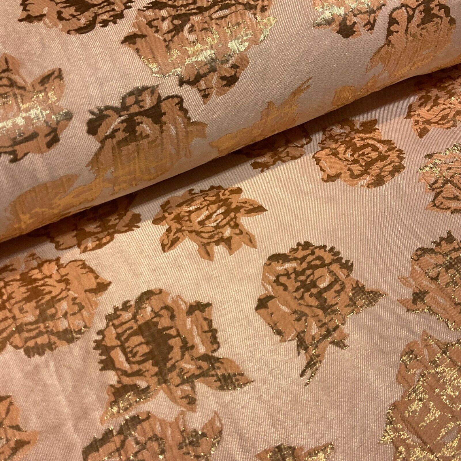 Floral bridal Brocade Banarsi Jacquard  wedding fabric 147cm M1597