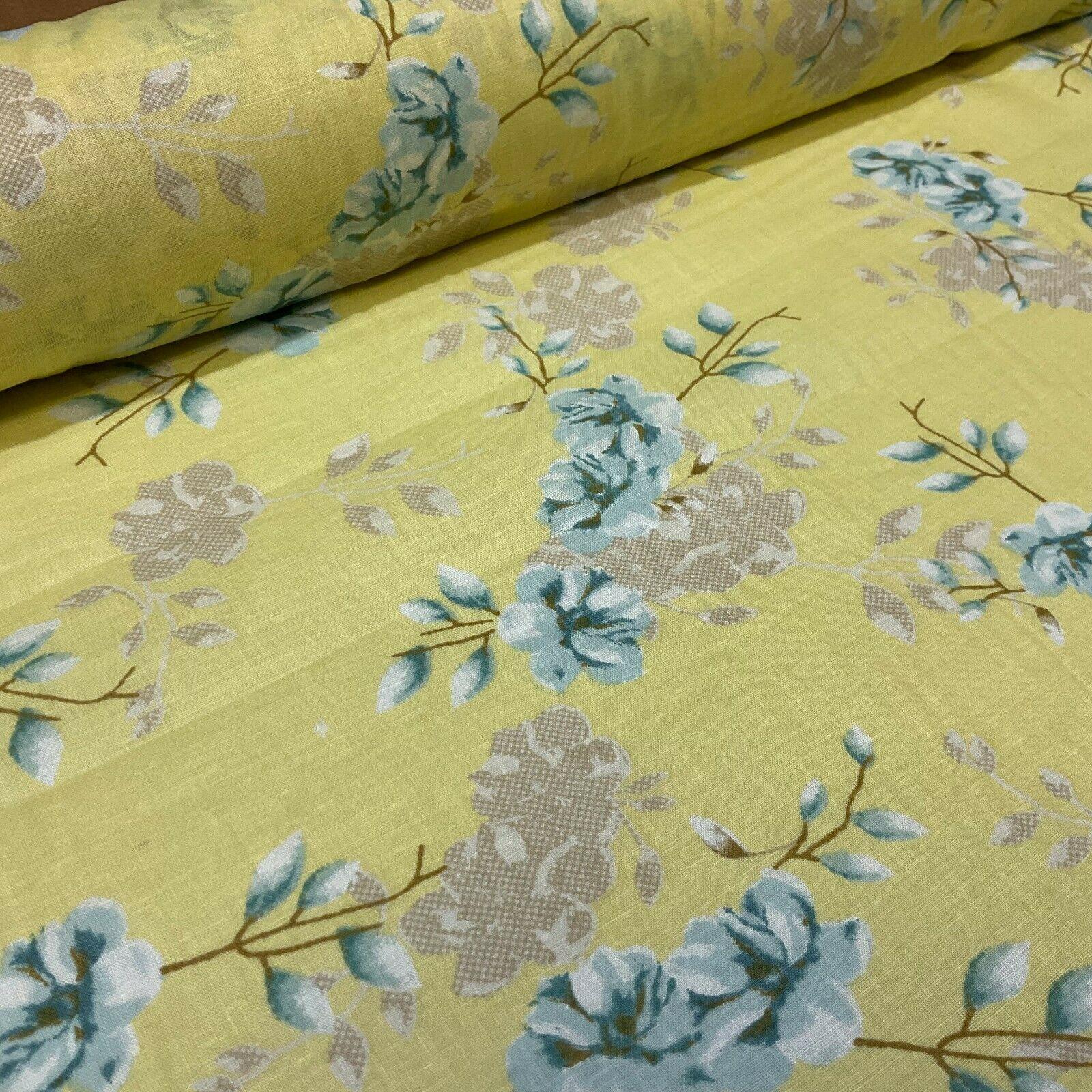 Cotton Lawn Voile Pastel Summer Floral Printed Dress fabric 111cm M1591