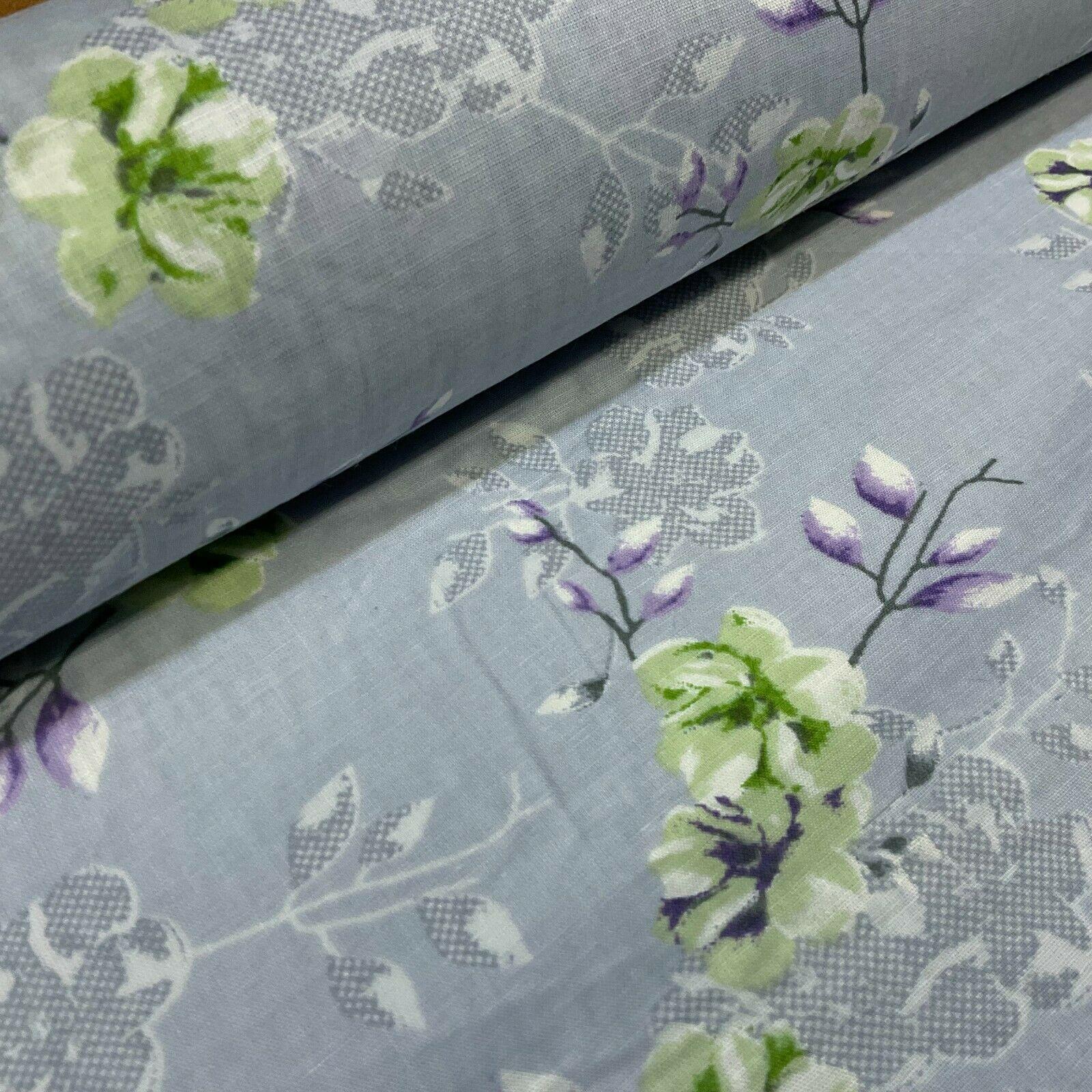Cotton Lawn Voile Pastel Summer Floral Printed Dress fabric 111cm M1591