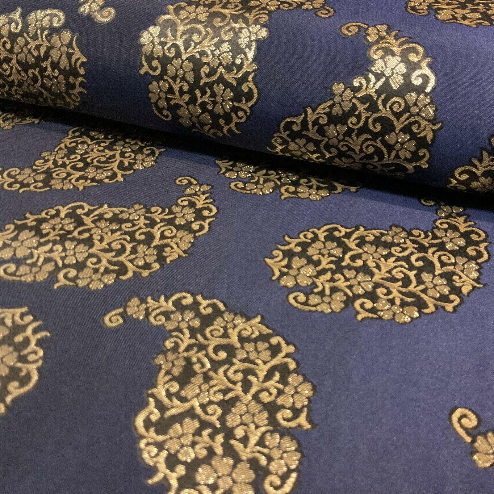 Paisley Brocade Wedding Banarsi Fabric 147 cm M1598