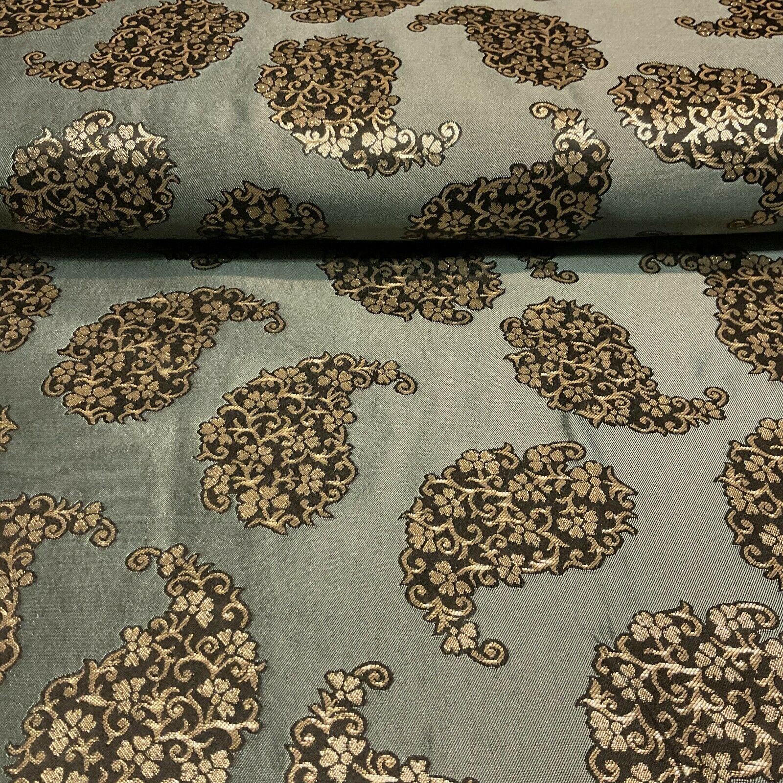 Paisley Brocade Wedding Banarsi Fabric 147 cm M1598