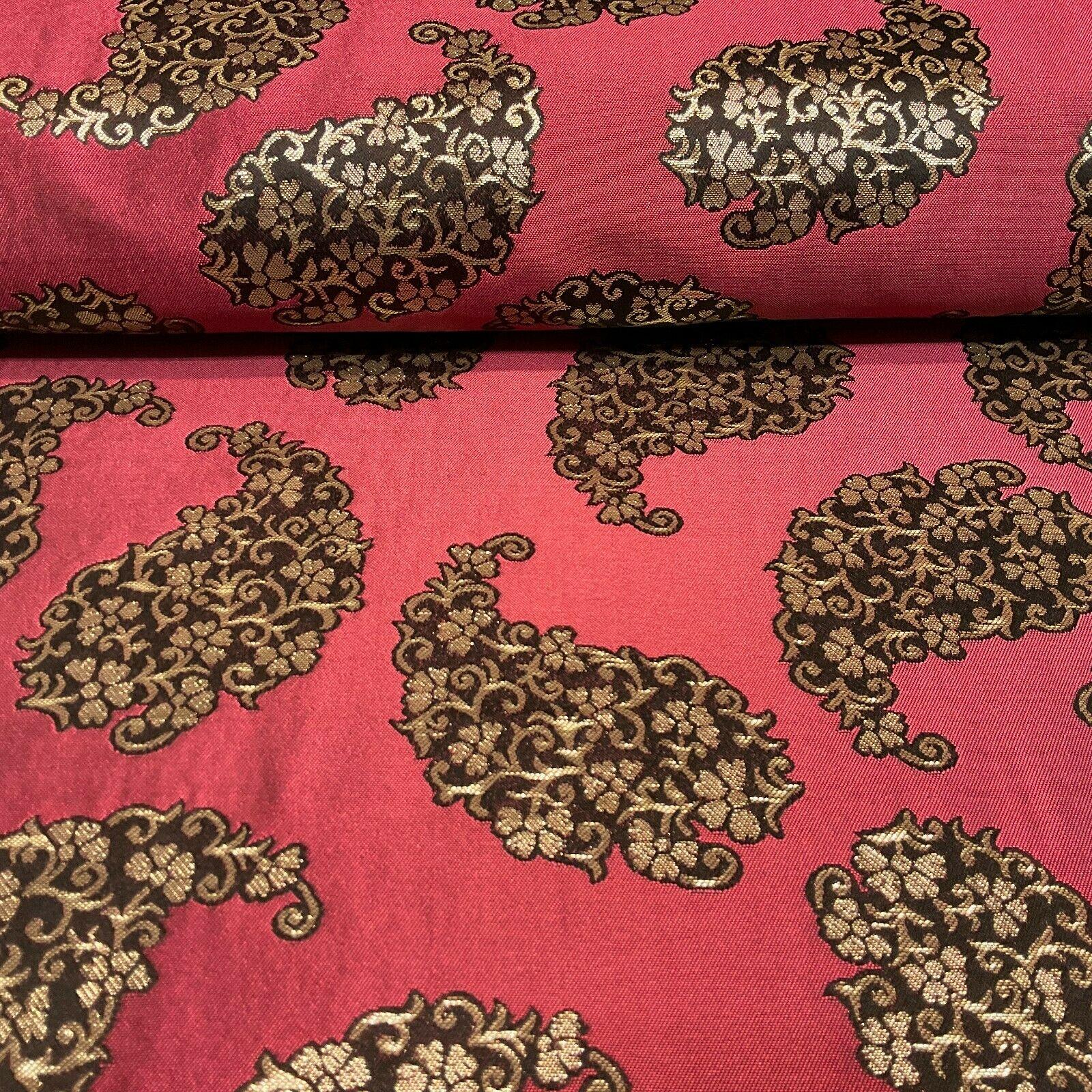 Paisley Brocade Wedding Banarsi Fabric 147 cm M1598
