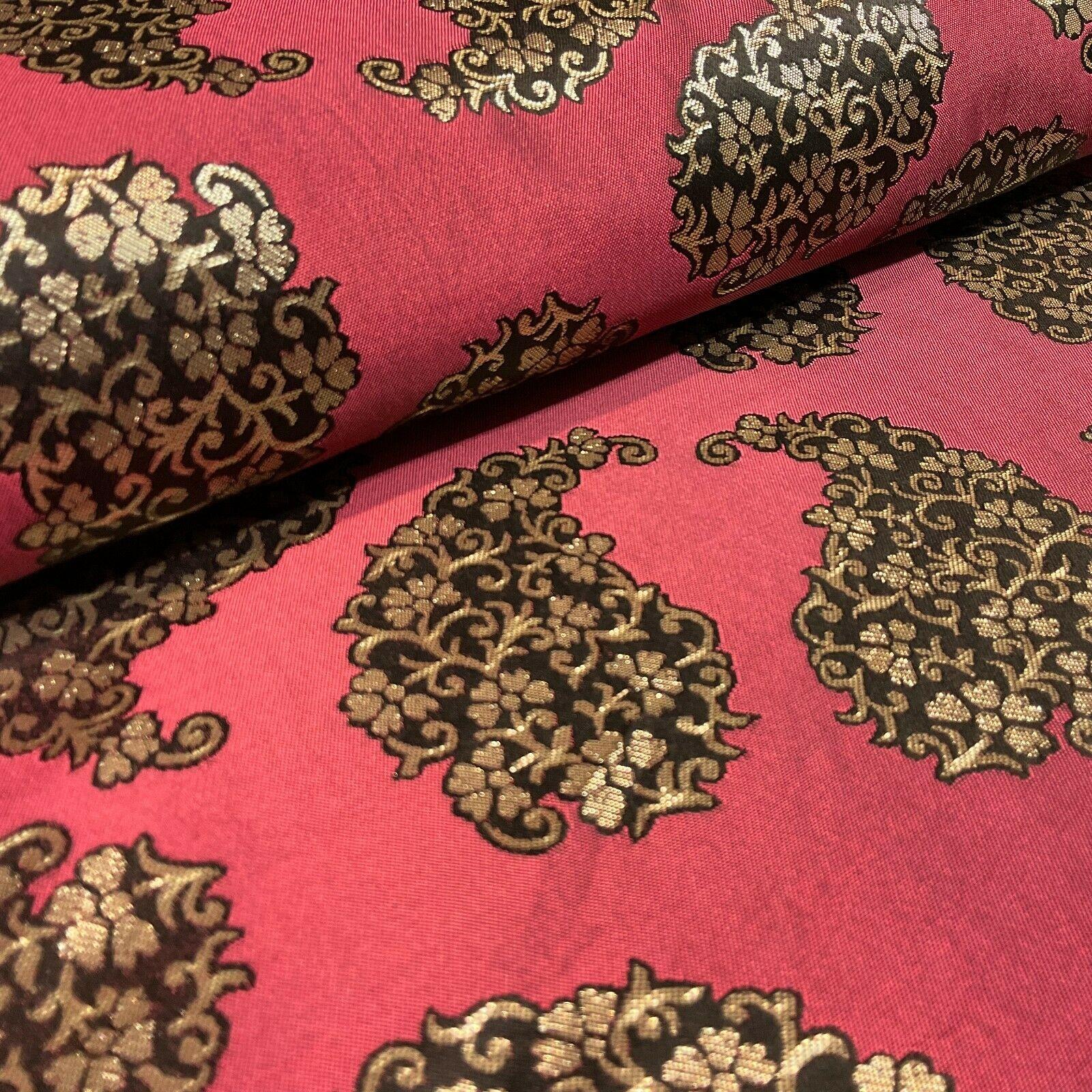 Paisley Brocade Wedding Banarsi Fabric 147 cm M1598
