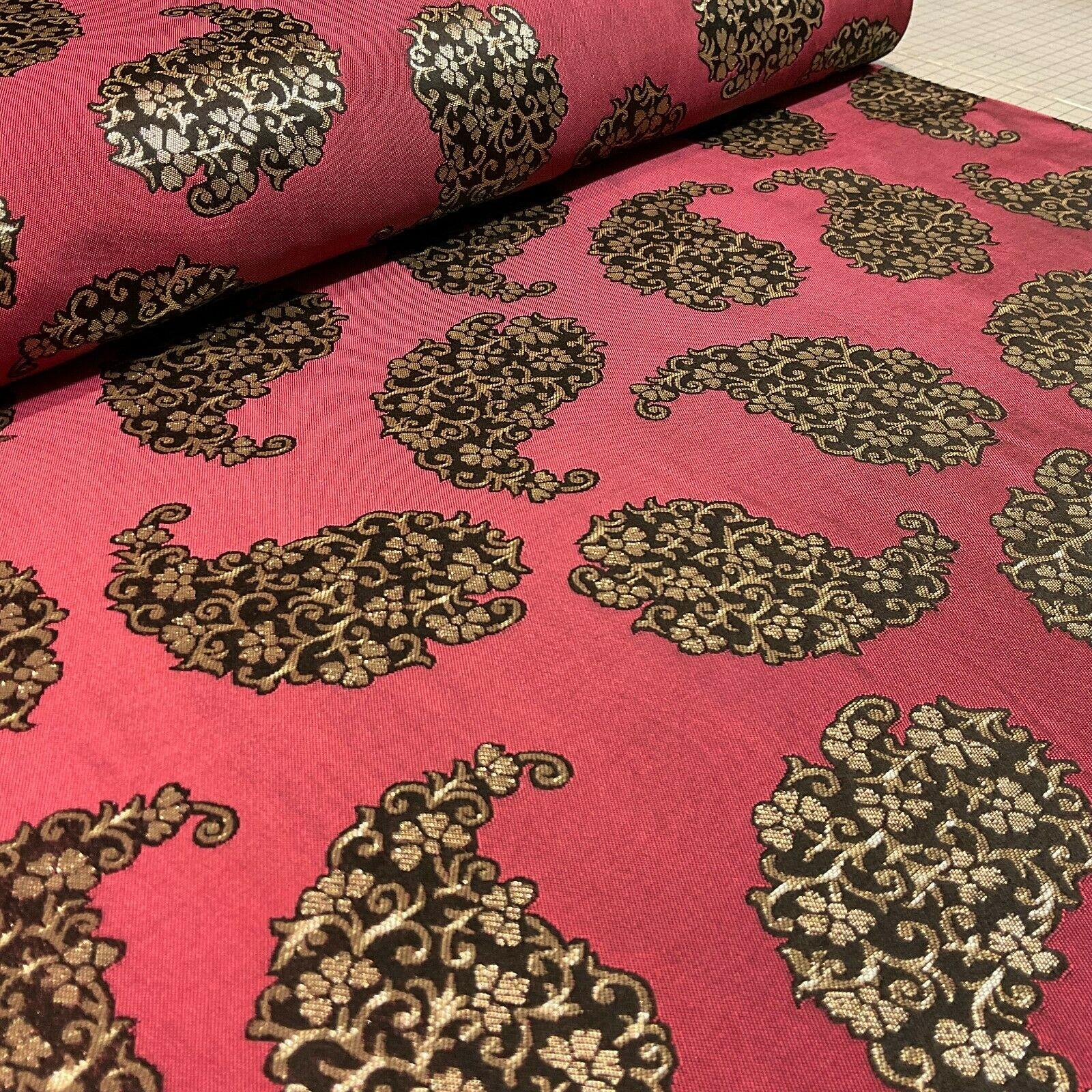 Paisley Brocade Wedding Banarsi Fabric 147 cm M1598