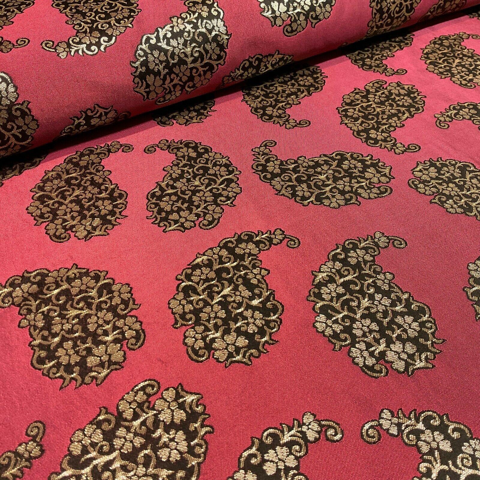 Paisley Brocade Wedding Banarsi Fabric 147 cm M1598