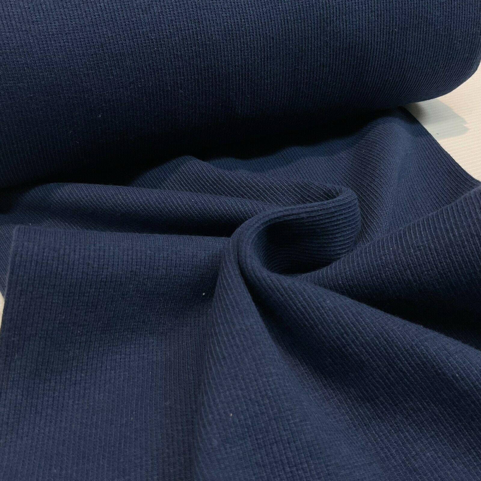 Plain Tubular Ribbing Stretch Jersey Fabric ideal for tops t-shirts 27cm M1588