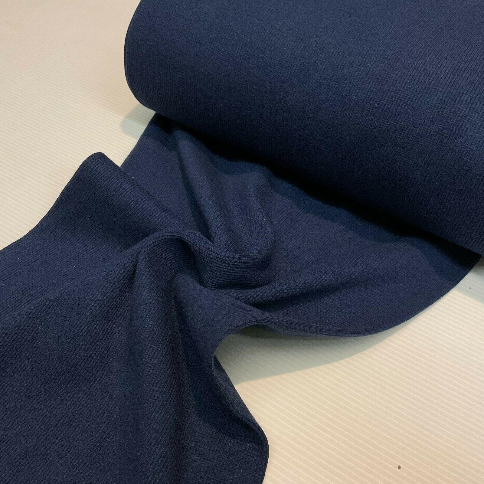 Plain Tubular Ribbing Stretch Jersey Fabric ideal for tops t-shirts 27cm M1588