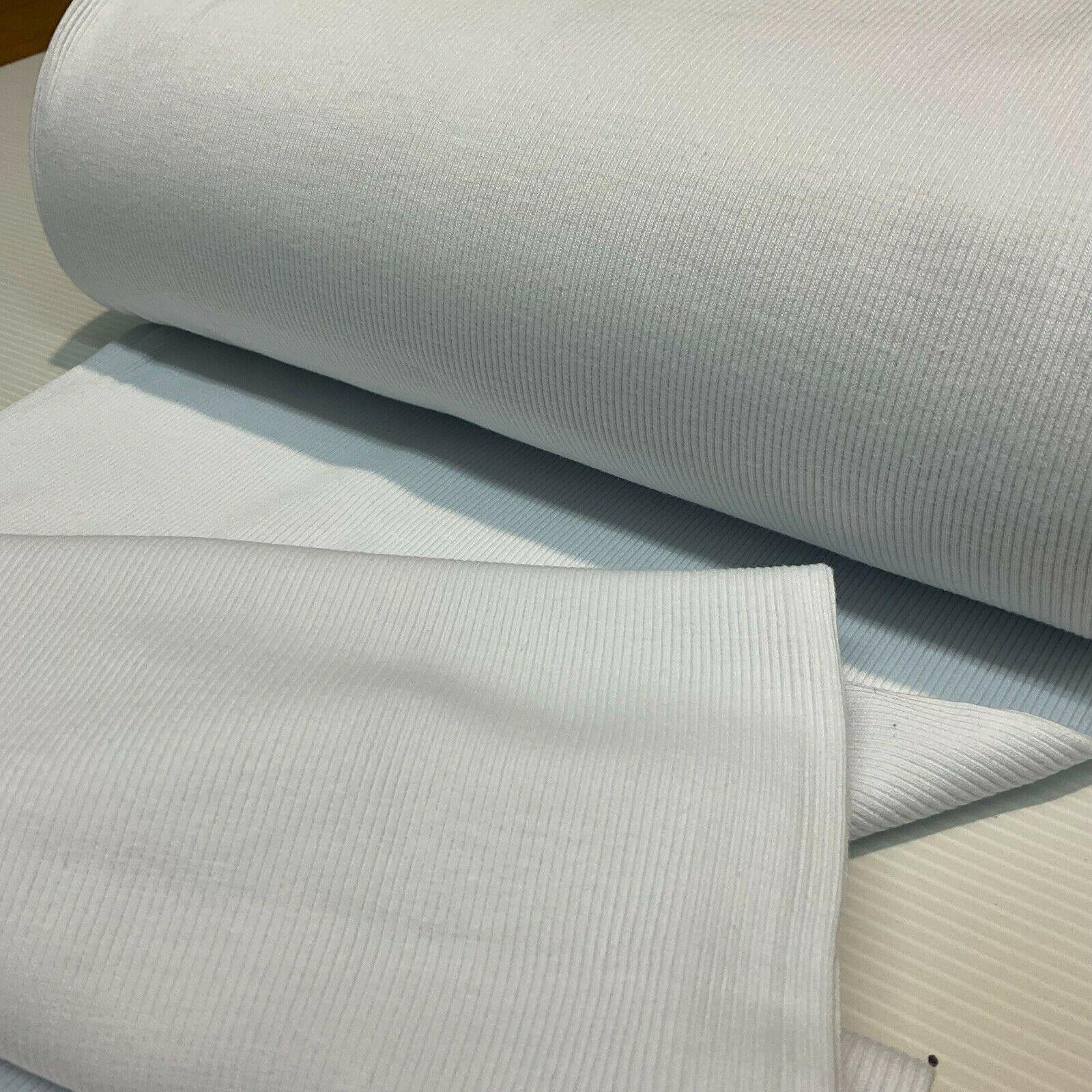 Plain Tubular Ribbing Stretch Jersey Fabric ideal for tops t-shirts 27cm M1588