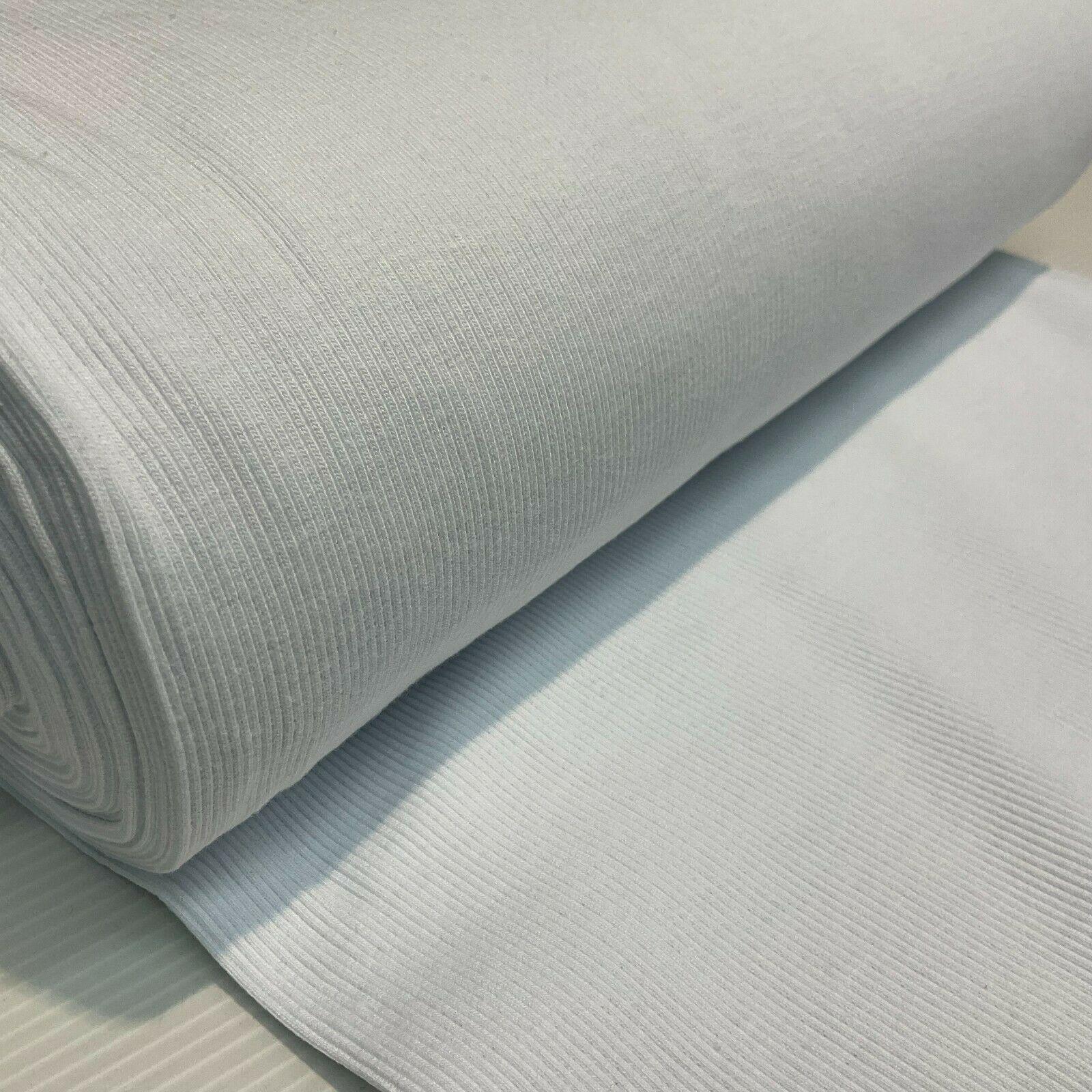 Plain Tubular Ribbing Stretch Jersey Fabric ideal for tops t-shirts 27cm M1588
