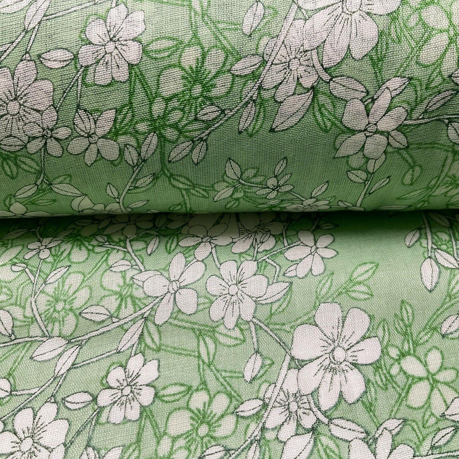 Cotton Voile Pastel Summer Floral Printed Dress fabric 111cm M1594