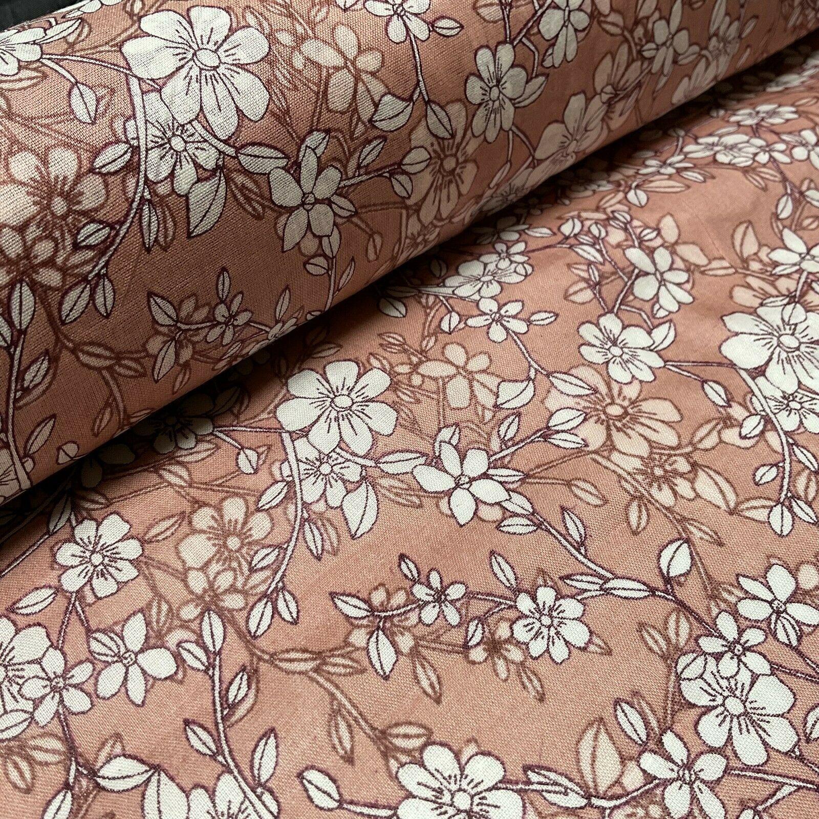 Cotton Voile Pastel Summer Floral Printed Dress fabric 111cm M1594