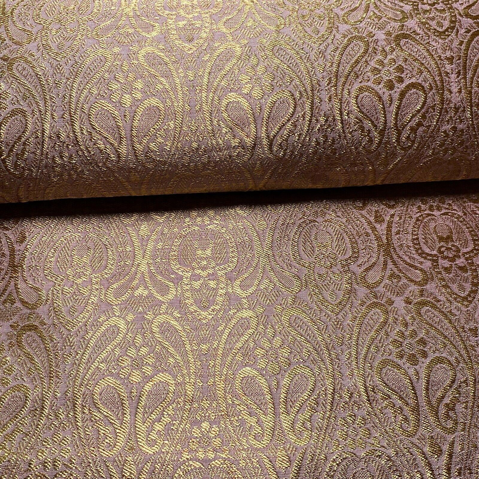 Double Paisley Brocade Wedding Banarsi Fabric 147 cm M1566