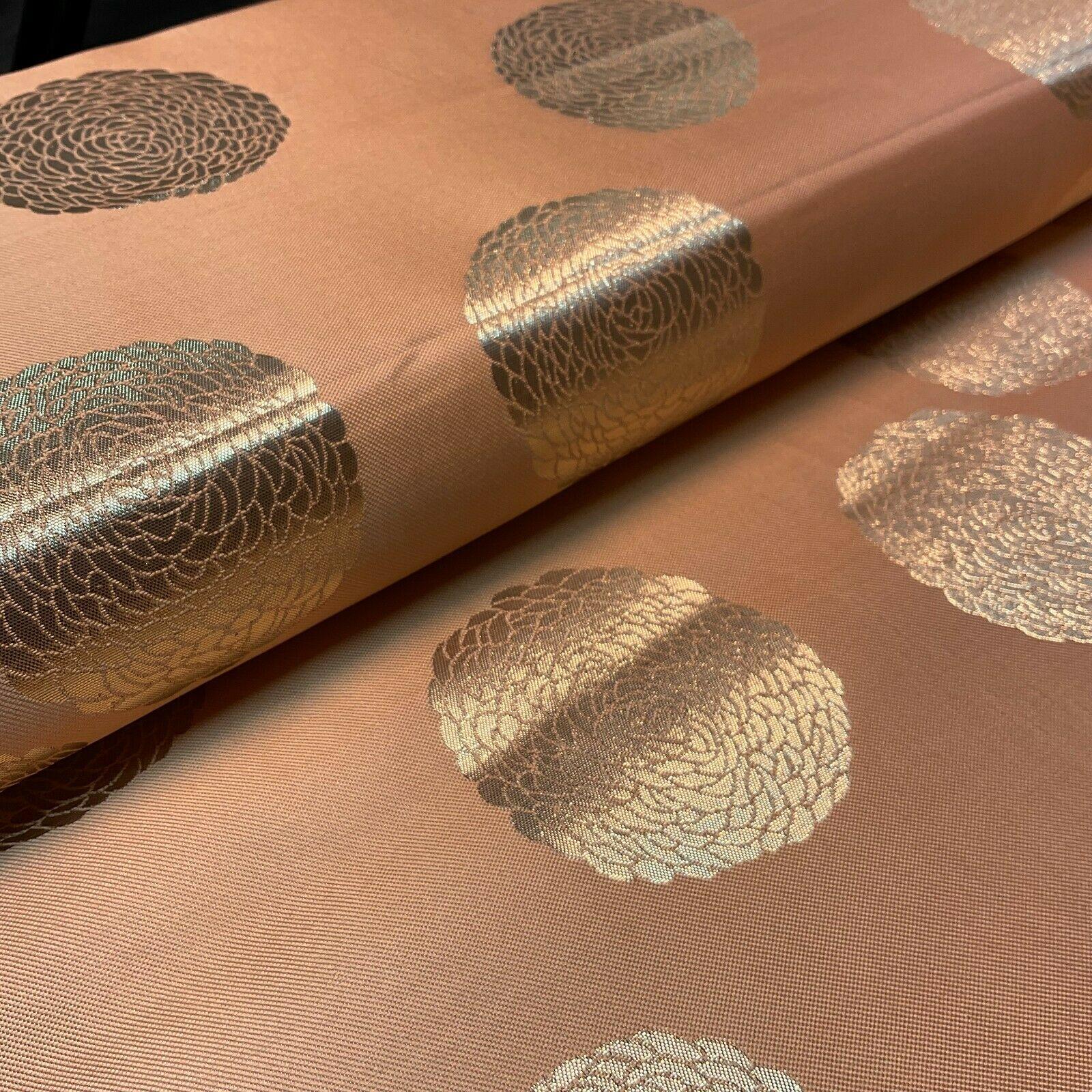 Circle Brocade Wedding Banarsi ideal for Cushion Cover Fabric 147 cm M1596