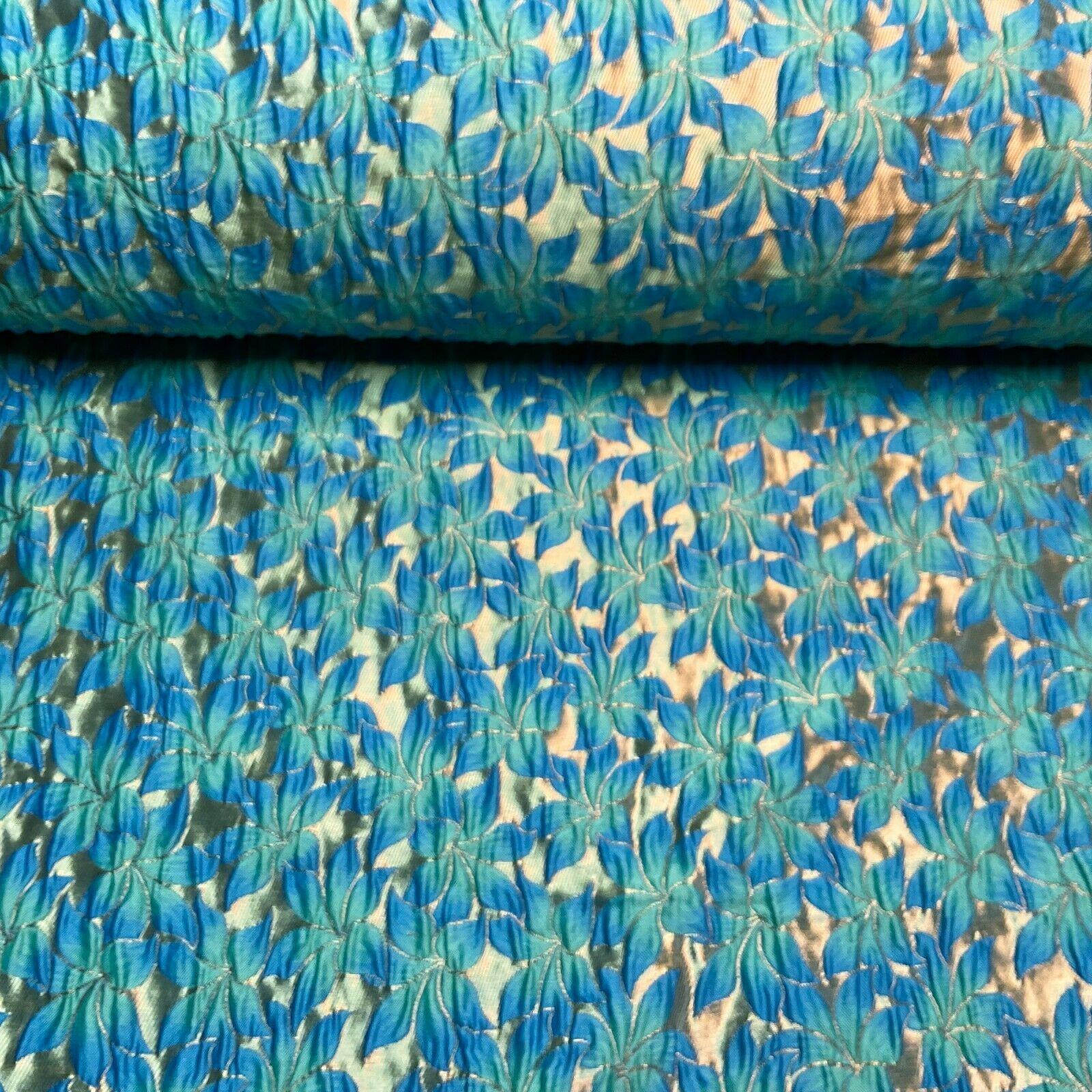 Floral Thick Brocade Wedding Indian Banarsi Fabric 147 cm M1503