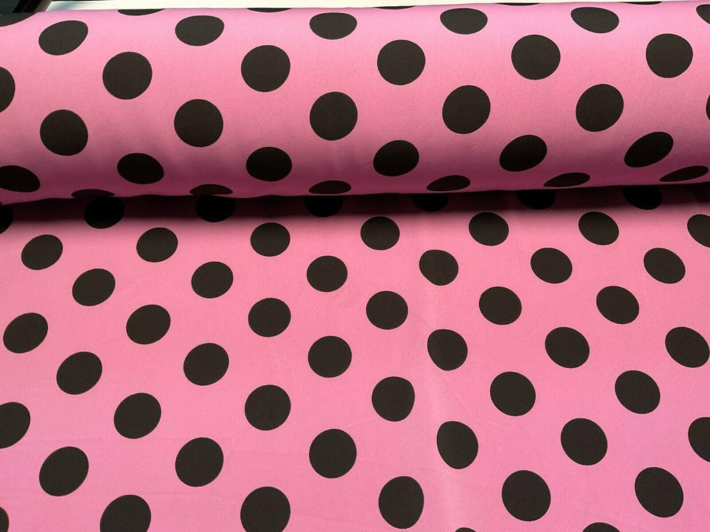 Koshibo Crepe De Chine Polka dot spot Printed Dress fabric 147 cm M1601