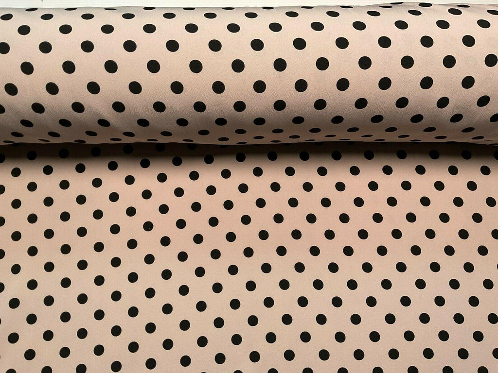 Koshibo Crepe De Chine Polka dot spot Printed Dress fabric 147 cm M1601