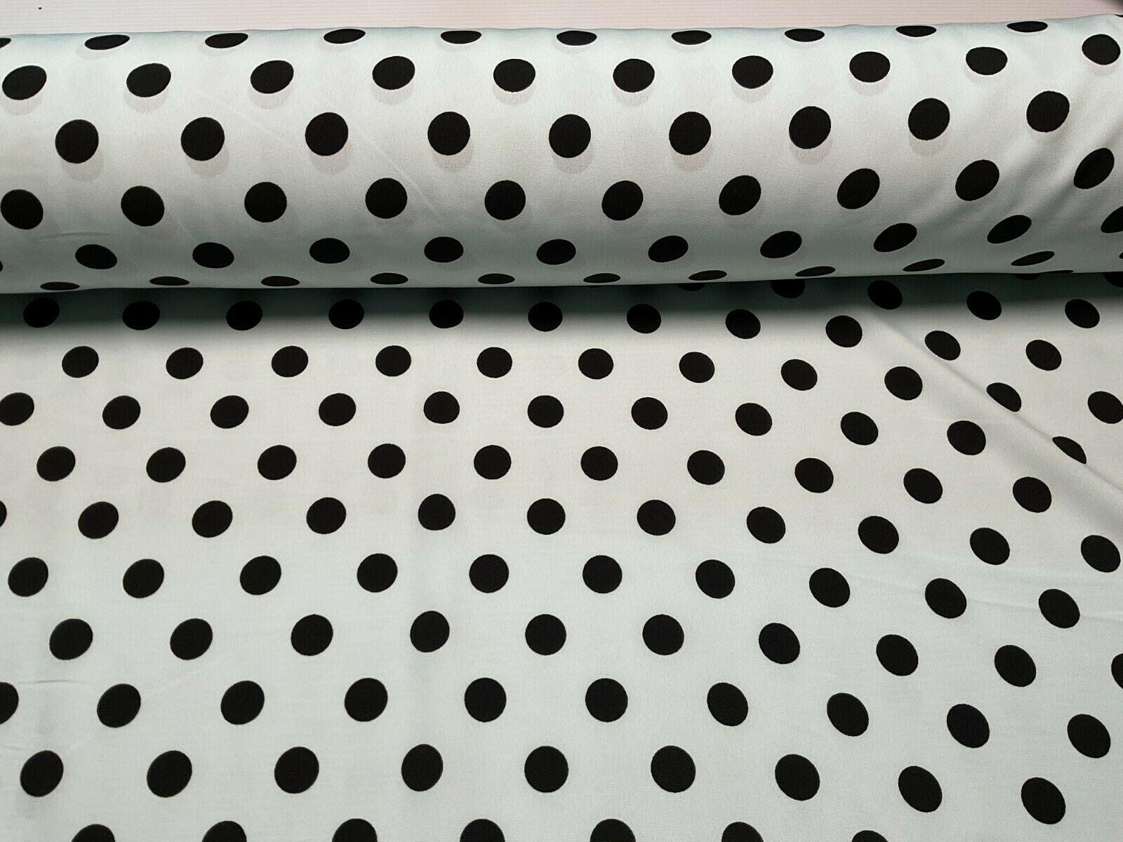 Koshibo Crepe De Chine Polka dot spot Printed Dress fabric 147 cm M1601